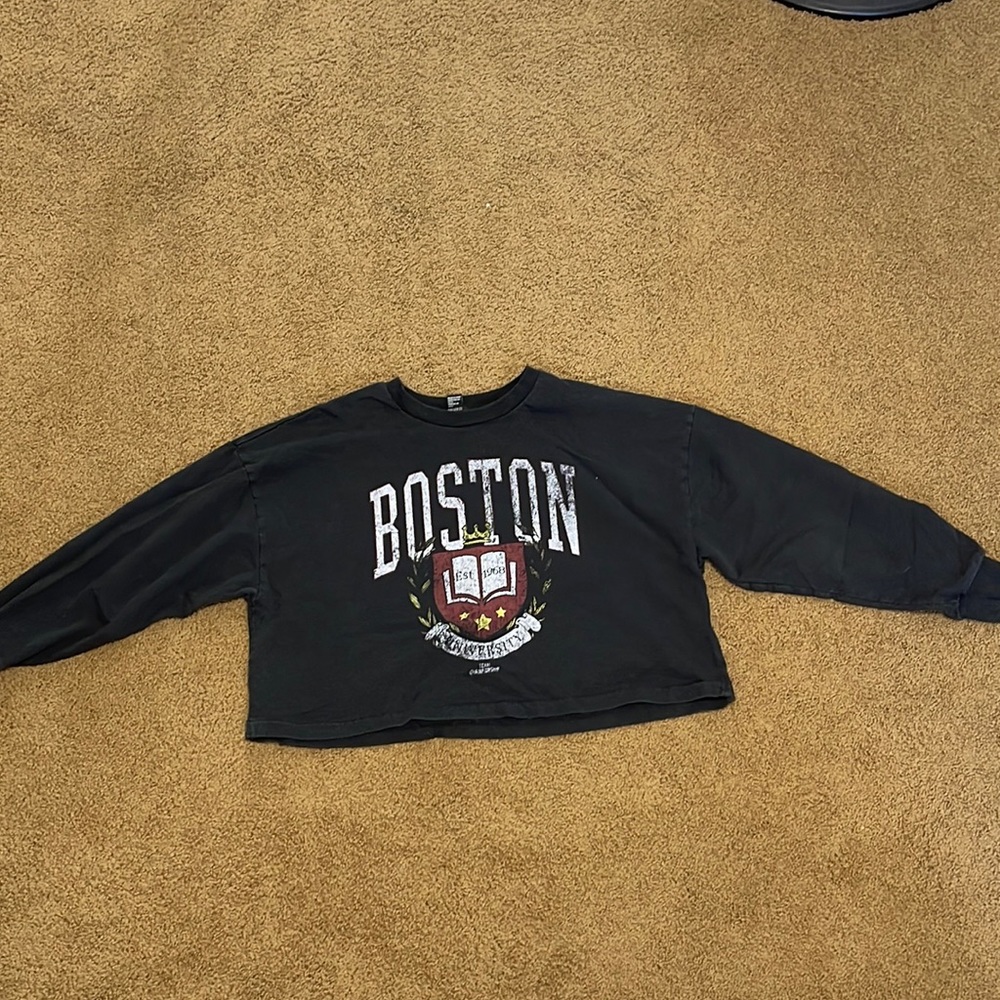 Cropped hoodie